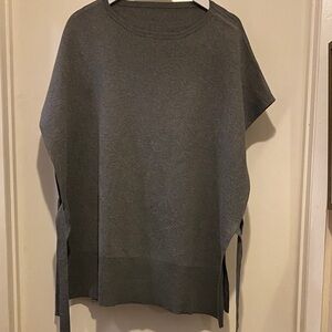 Felina Charcoal Knit Poncho